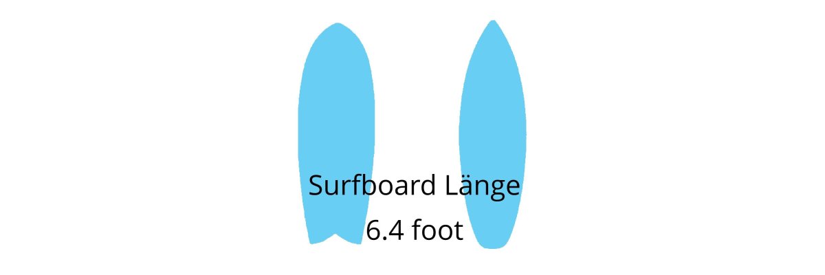 
Surfboards mit einer L&auml;nge von 6.4...