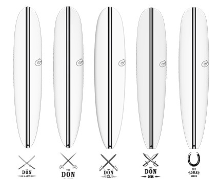 TEC Longboard Torq Surfboard Konstruktion
