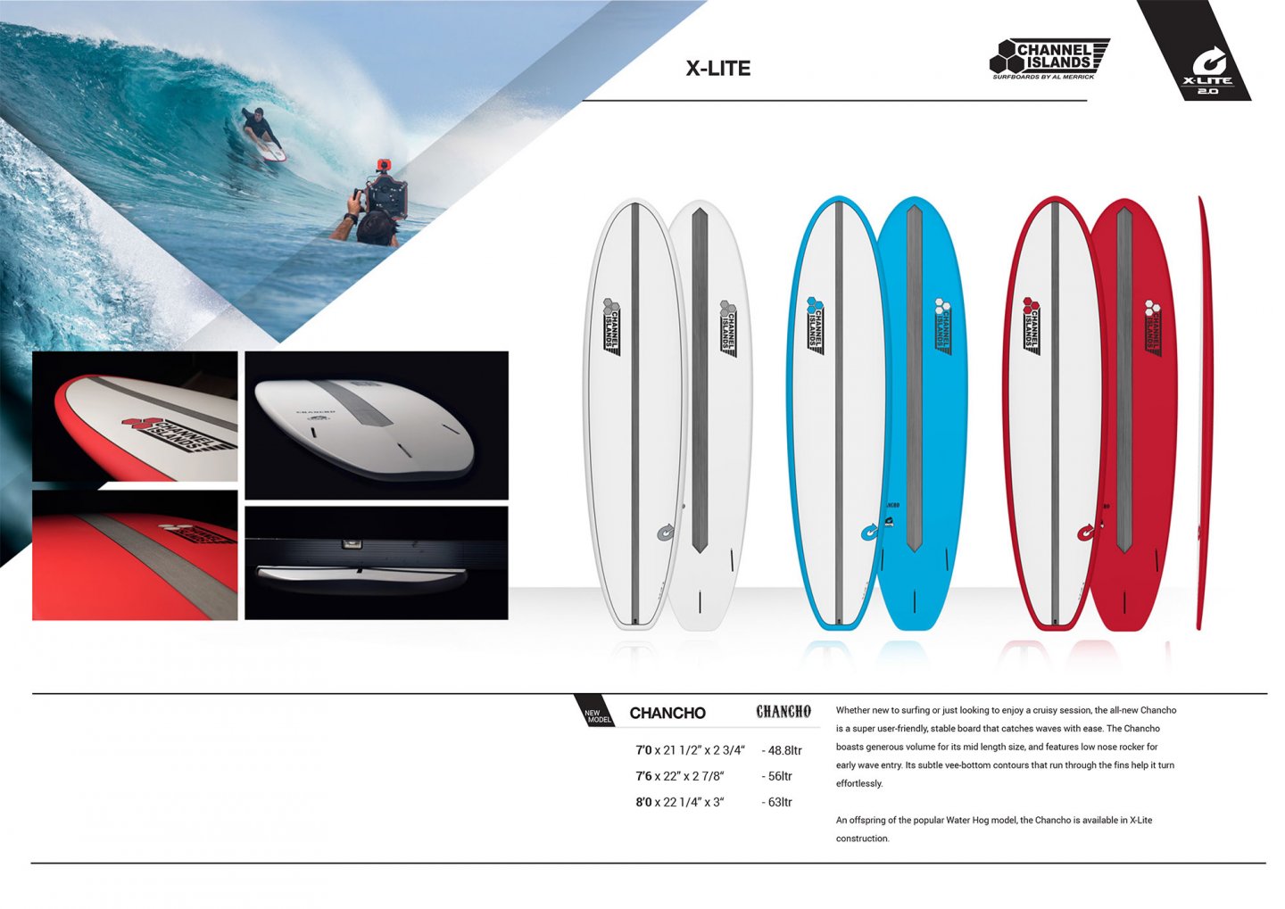 X-Lite ChanchoTorq Surfboard Konstruktion