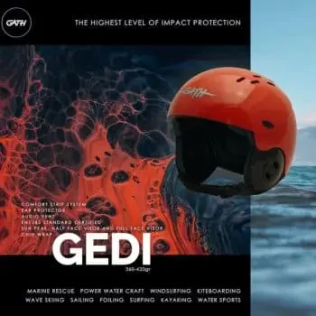 Gedi surf helmet Gath protects