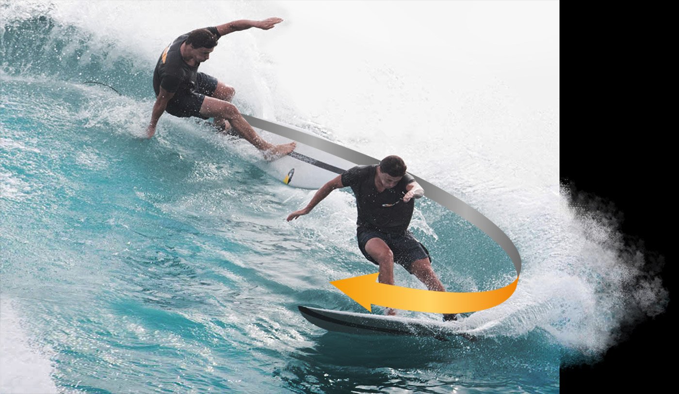 Torq Surfboards cut back