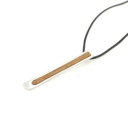 Silver+Surf necklace Ski size M Single Wood