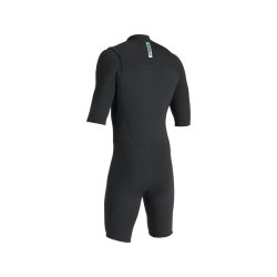 VISSLA Eco 7 Seas 2mm Spring Suit Neopren Shorty schwarz Chest Zip BLACK WITH JADE