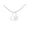 Silver+Surf Jewellery snowflake love size S Crystal