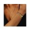 Silver+Surf bracelet size L Ancor Pure gold plated