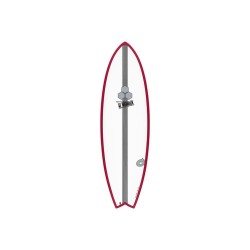 Surfboard CHANNEL ISLANDS X-lite2 PodMod 5.10 Rot