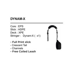FLOOD Bodyboard Dynamx Stringer 44 Palm 2 gelb