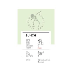 SNIPER Bodyboard Bunch II EPS Stringer 36 Pink Tea