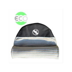 SURFGANIC Eco Surfboard Sock 45 Bodyboard beige blue striped