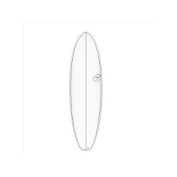 Surfboard TORQ TEC-HD BigBoy23 7.2 Weiss Pinline