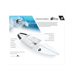 Surfboard TORQ Epoxy TEC Quad Twin Fish 5.8