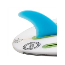 FUTURES Surf Fin Thruster Set SOFT Safety blue