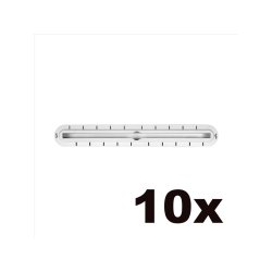 FUTURES Finbox Longboard 10.75 Inch Weiß 10 Stk