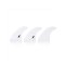 FUTURES Thruster Surf Fin Set F6 Thermotech size M white