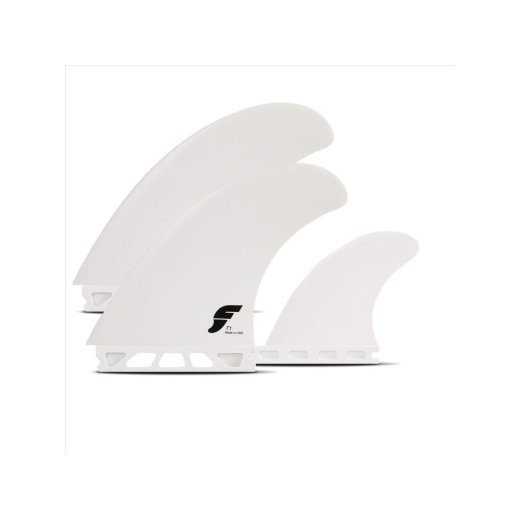 FUTURES Thruster Surf Fin Set T1 Thermotech white