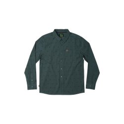 Hippytree Shirt Token Woven Slate longsleeve Shirt freetime shirt
