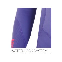 Soöruz Divine 3.2mm Chest Zip Frauen Neopren Eco Wetsuit Purple