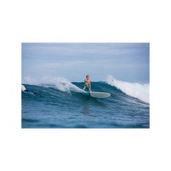 Surfboard TORQ Epoxy TET 8.0 Longboard  Pinlines white