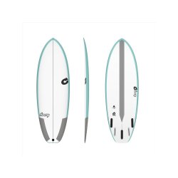 Surfboard TORQ Epoxy TEC Summer 5  5.4 Rail Gr&uuml;n