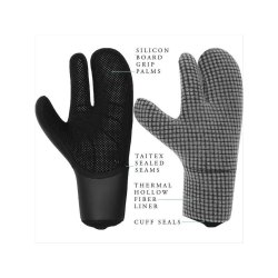 Vissla 7 Seas 3mm Neoprene Surf Gloves Size L