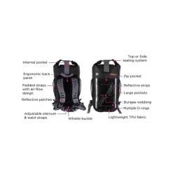 Overboard Pro Light Backpack 20 Ltr Black